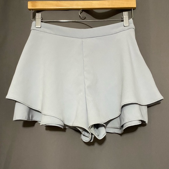 Zara Basic Pants - Zara Basic Baby Blu Skort Size S